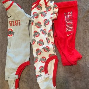 Baby Ohio State Buckeyes set.